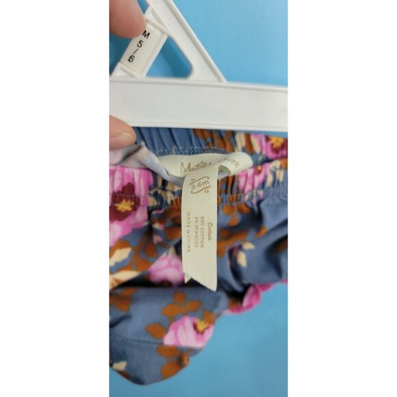 Matilda Jane/MJ Blue/Purple Floral Ruffle Diaper Cover 6 Months - Picture 4 of 4